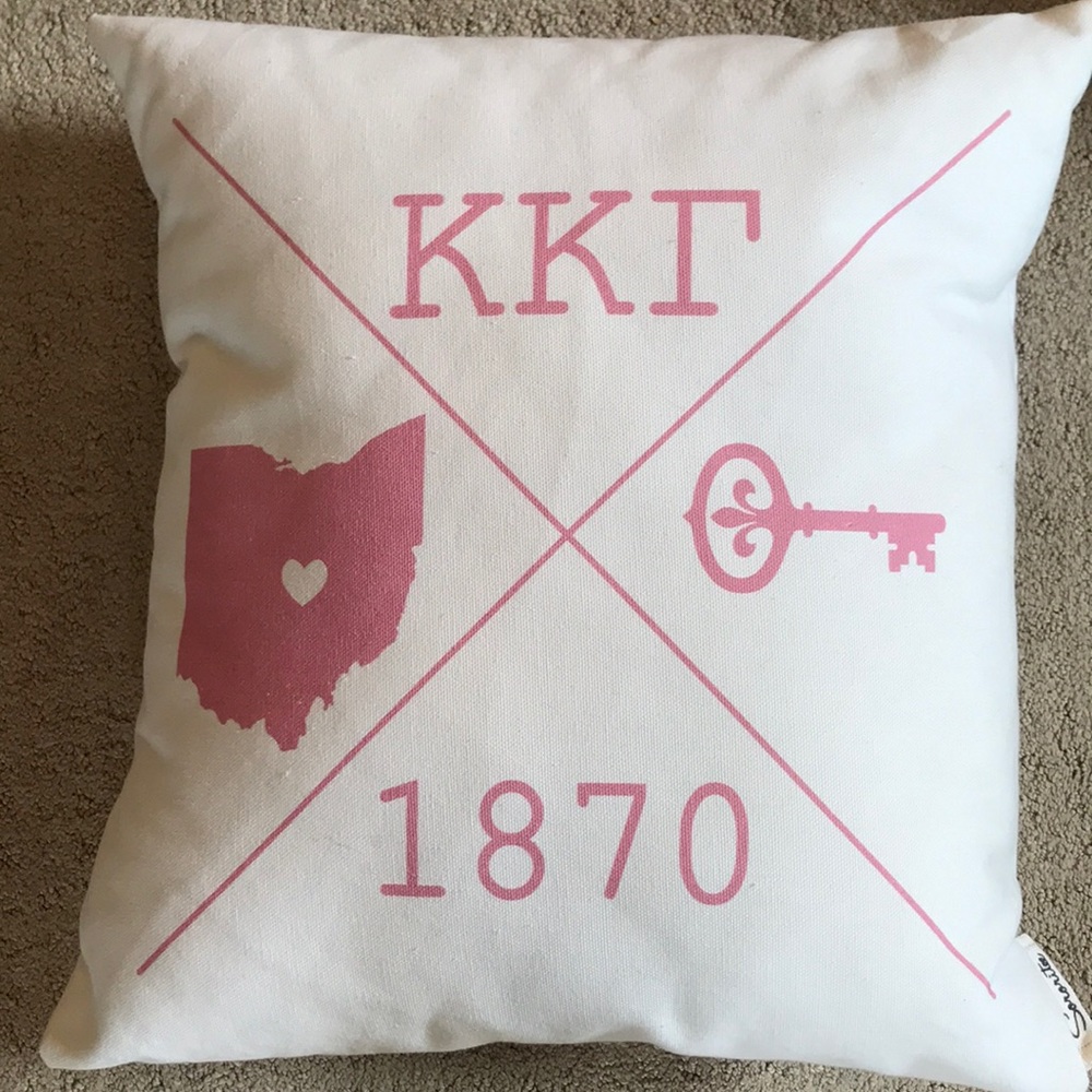 Kappa Kappa Gamma Throw Pillow